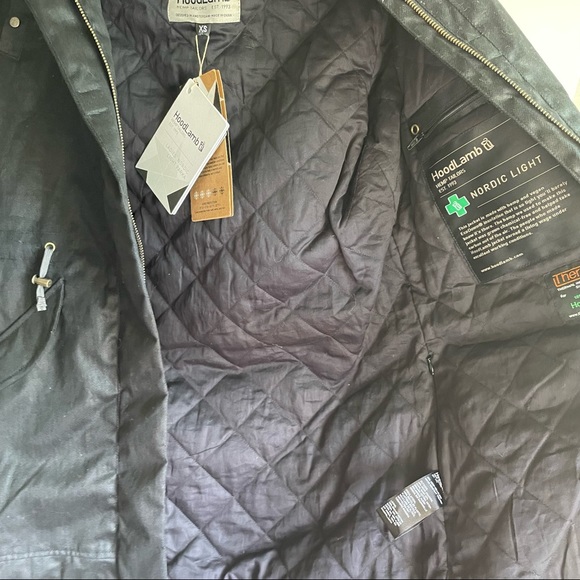 Hoodlamb Nordic Light Parka Hemp Tailor Vegan XS Faux Fur Winter Coat Jacket - Picture 7 of 11